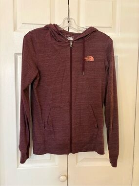 The North Face Women's Heather Purple Hoodie Jersey Medium